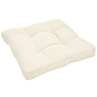LOUNGEKISSEN Xluna Sitz 40/40/10 cm Natur - Naturfarben, Textil (40/40/10cm) - Beautissu 