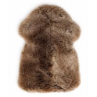 FELL Öko Schaffell Lammfell Ice Brown ca. 125 cm - Braun, Fell (75/125cm) - Provellus