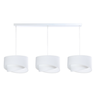 HÄNGELEUCHTE Weiß 30/18 cm - Weiß, Kunststoff (30/0.3/18cm) - ONZENO