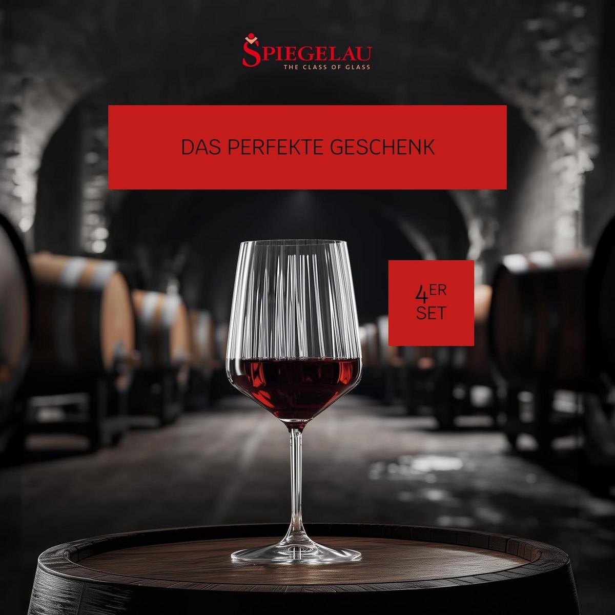 ROTWEINGLÄSER Lifestyle transparent 630 ml 4er Set - Transparent, Glas (0.63L) - Spiegelau