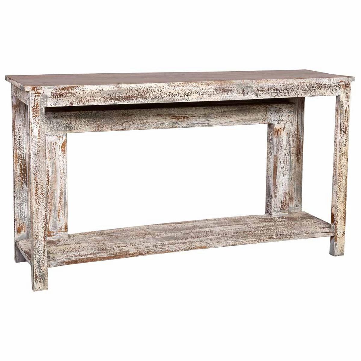 KONSOLE aus Holz 160x39x86 cm - Weiß, Holz (39/160/86cm) - Wanderlust