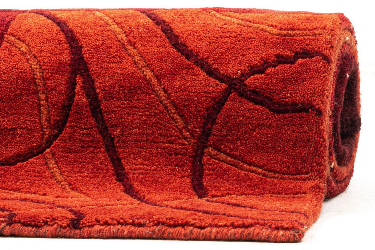 HANDKNÜPFTEPPICH Domas 170x240 cm - Rot, Textil (170/240cm) - THEKO