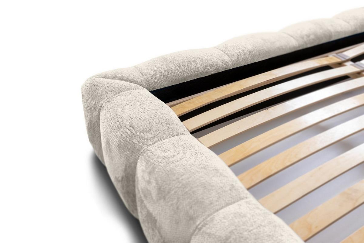 POLSTERBETT Hailey In Tender Way - Weiß, Holzwerkstoff/Textil (140/200cm) - Fun Möbel
