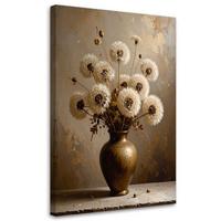 LEINWANDBILD Blumen 20x30cm - Braun, Textil (20/30cm) - Feeby