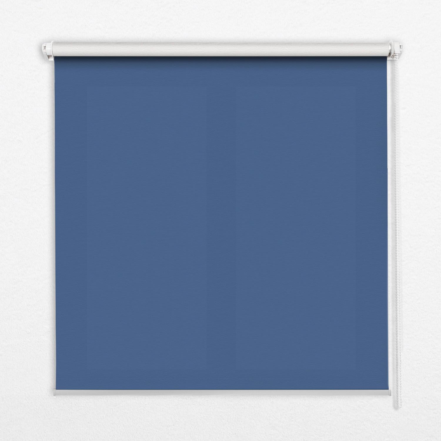 INNENROLLO - Fensterrollo - Rollo - 80x140 cm - Marine - Blau, Kunststoff (80/140/0.5cm) - TULUP