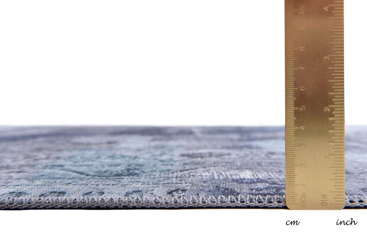 VINTAGE-TEPPICH Cecilia 140x200 cm - Blau, Textil (140/200cm) - Gino Falcone