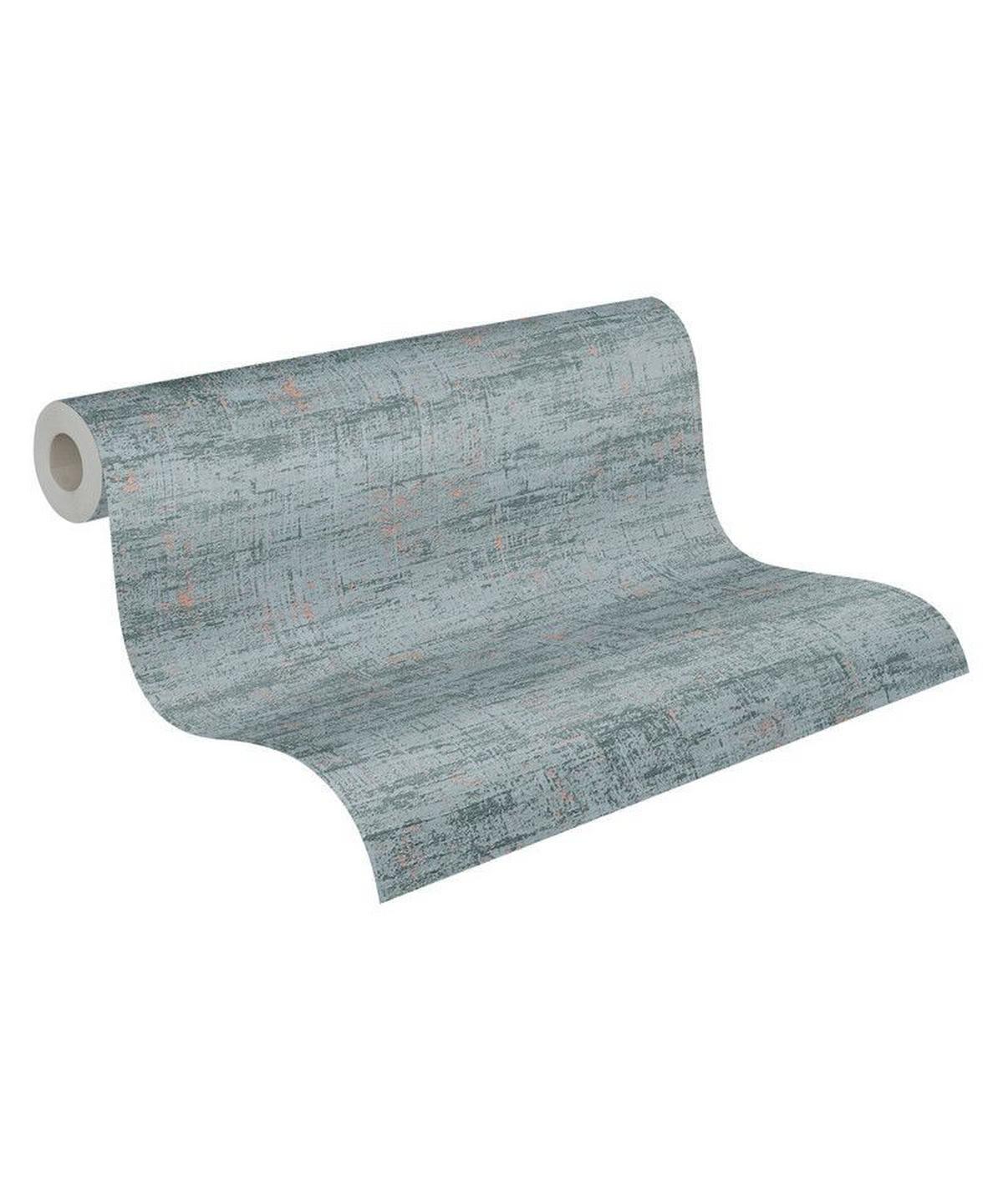 VLIESTAPETE Grün 53/1005 cm - Goldfarben, Textil (53/1cm) - KUNSTLOFT