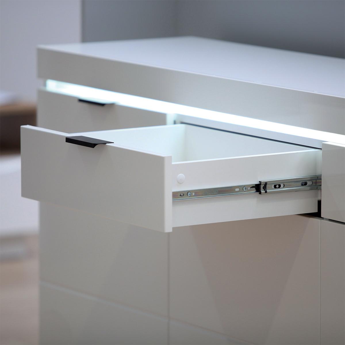 SIDEBOARD Ruben Weiß - Weiß, Holzwerkstoff (157/90/40cm) - Petits-meubles