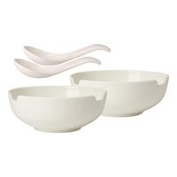 SUPPEN-SET Soup Passion weiß - Weiß, Keramik (2/2/2cm) - Villeroy & Boch