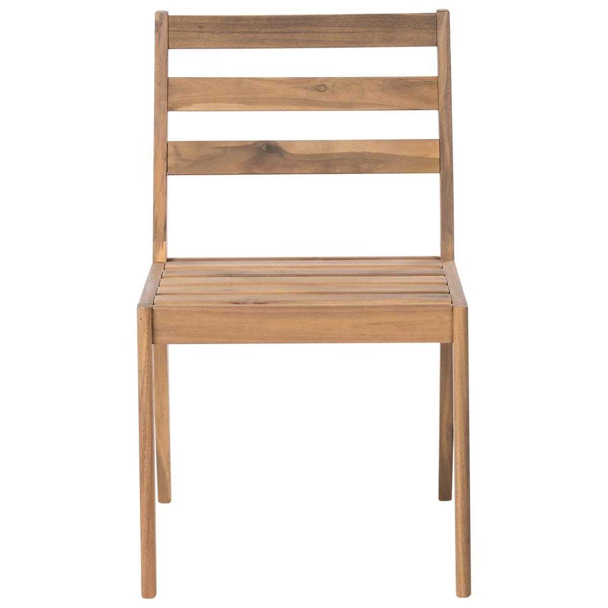 BISTRO-SET zertifiziertes Akazienholz Hellbraun Chioggia - Hellbraun, Holz - Beliani