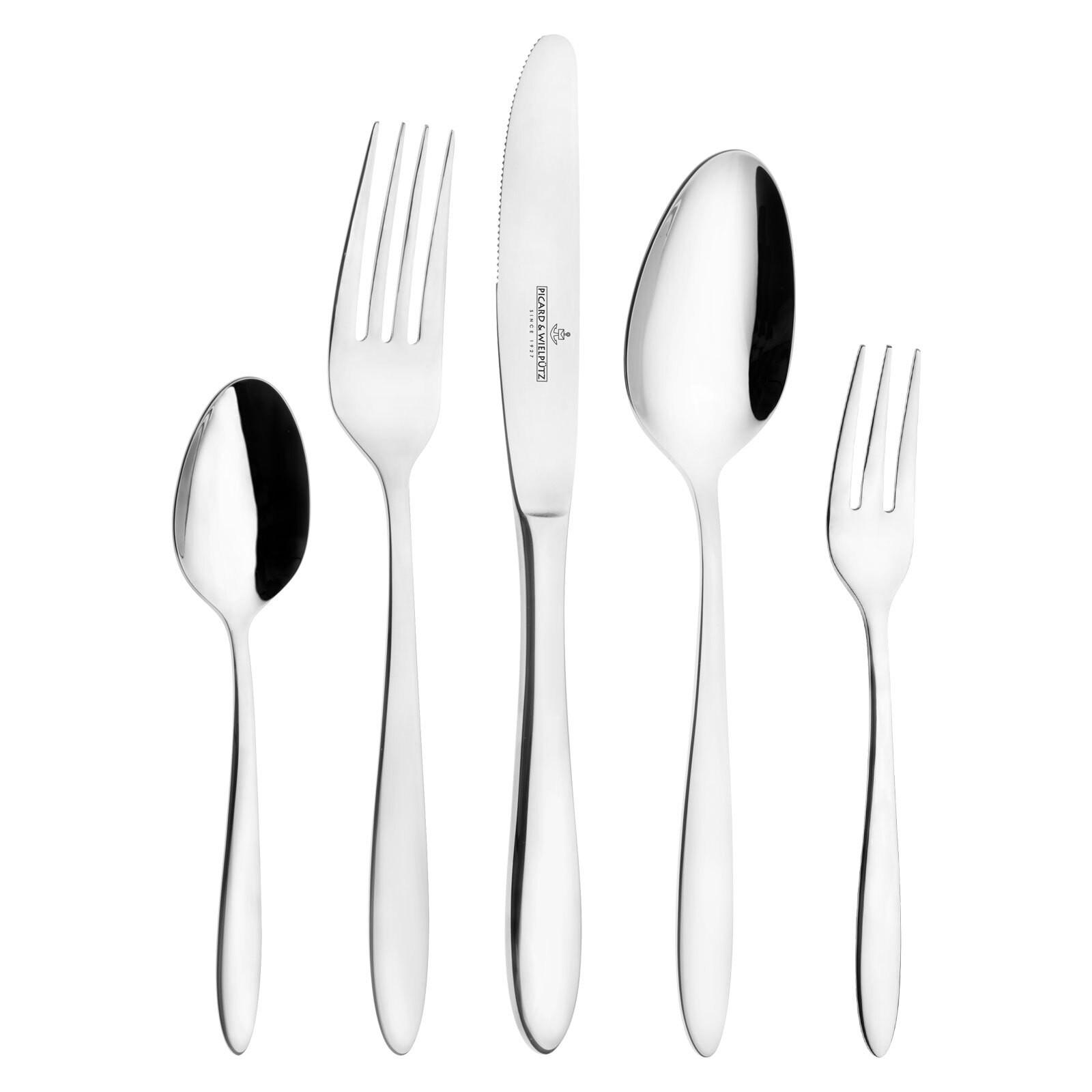 TAFELBESTECK Bozen silber 30-tlg. - Silberfarben, Metall - Picard & Wielpütz