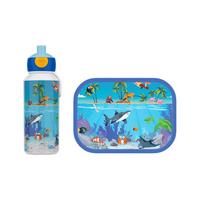 LUNCHSET Campus Tropical Ocean 2-tlg. - Blau/Hellblau, Kunststoff (2/2/2cm) - Mepal