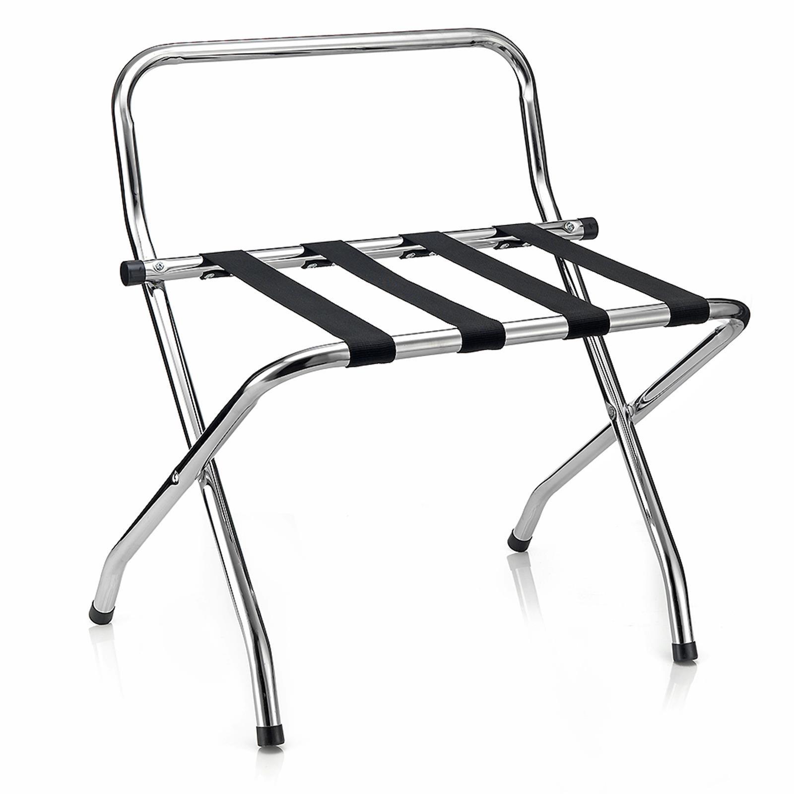 KOFFERSTÄNDER SUITE chrom - Chromfarben, Metall (62/70/49cm) - CARO-Möbel