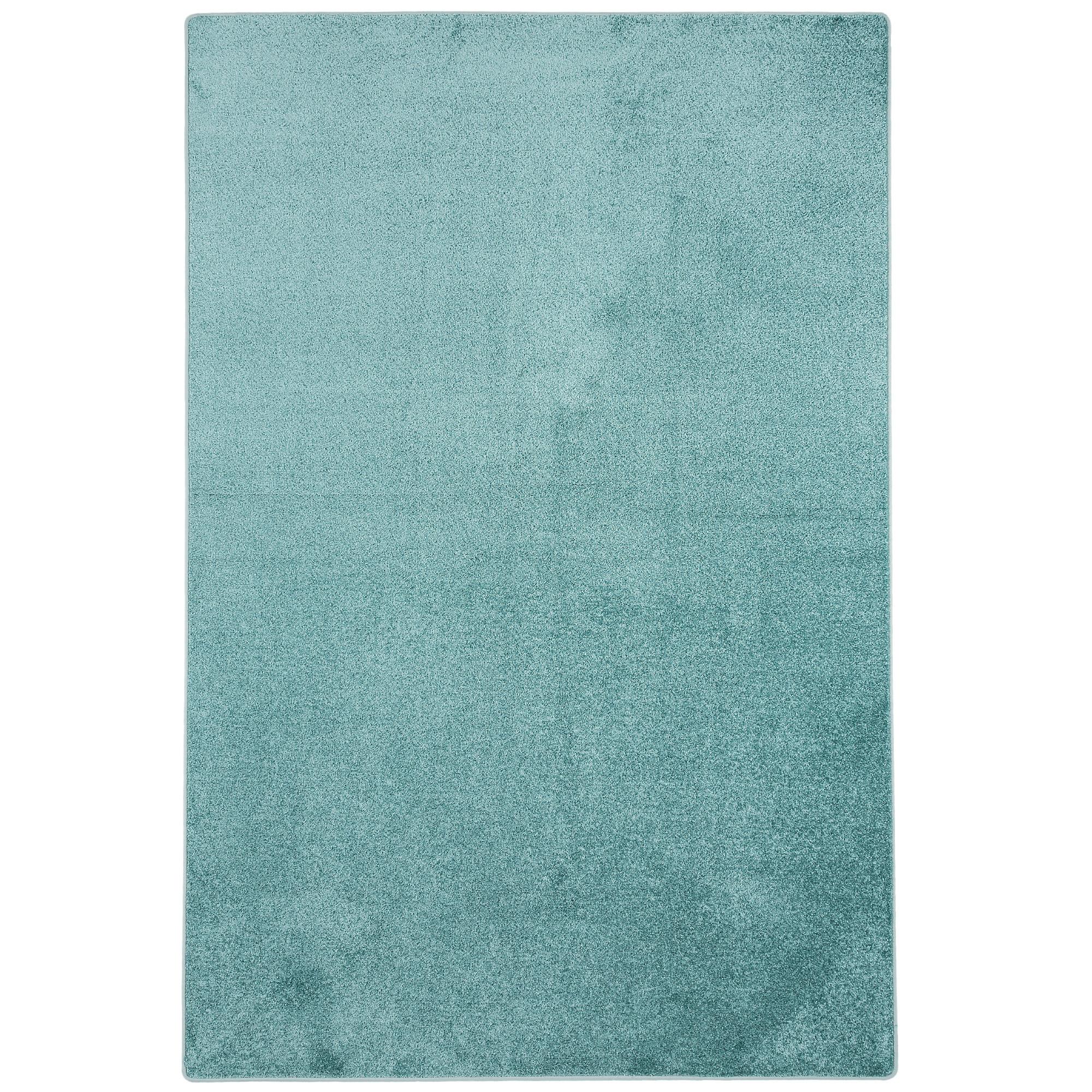 HOCHFLOR VELOURS TEPPICH LUNA - Mintgrün, Textil (200/200cm) - Snapstyle