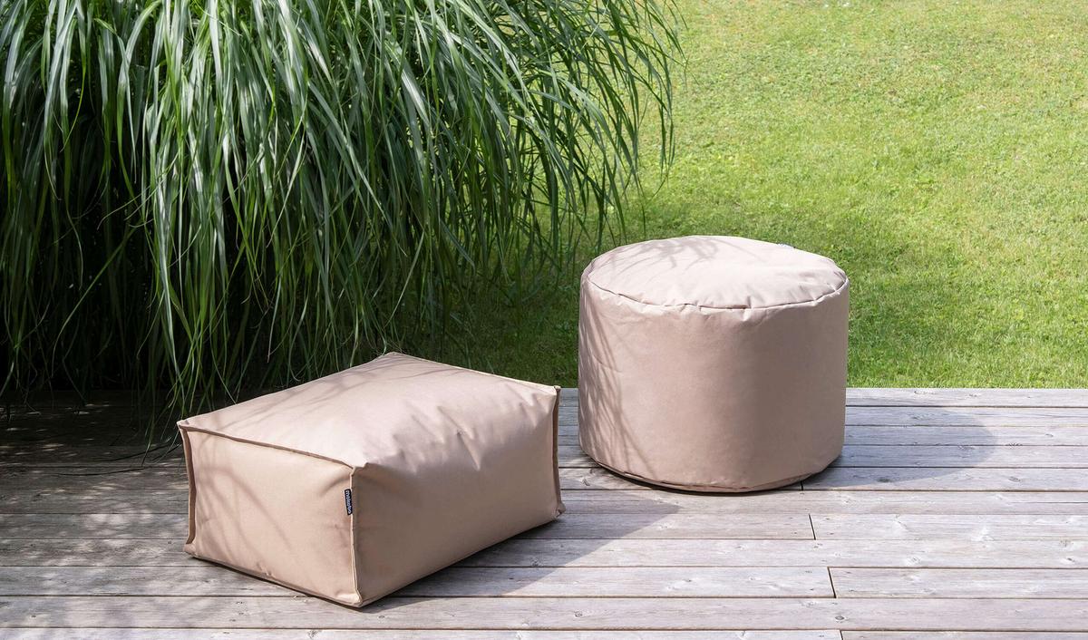 POUF Der Ruhepouf - Anthrazit, Textil (60/40/60cm) - Mokebo