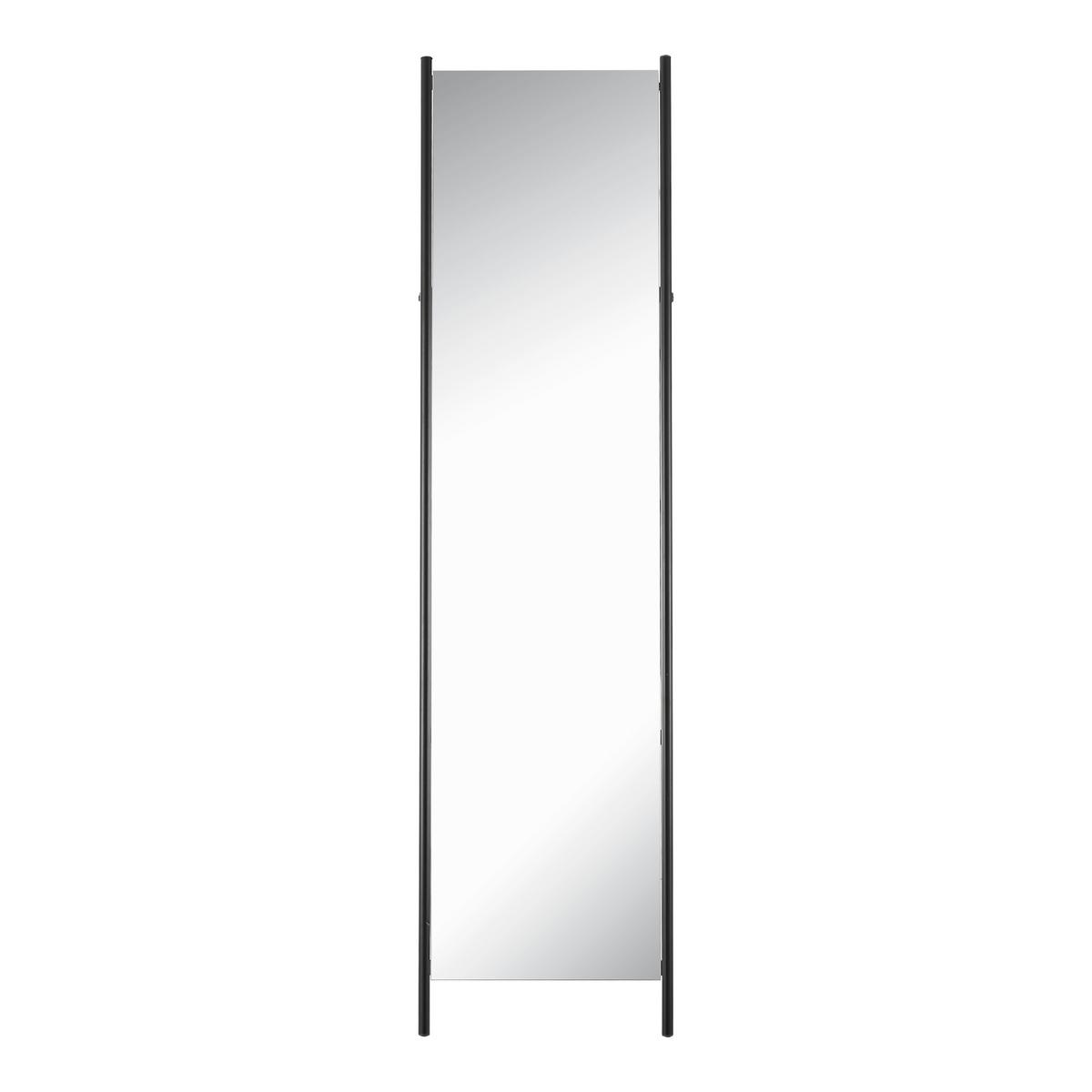 STANDSPIEGEL Martano - Schwarz, Glas/Metall (37.5/160/150cm) - [en.casa]