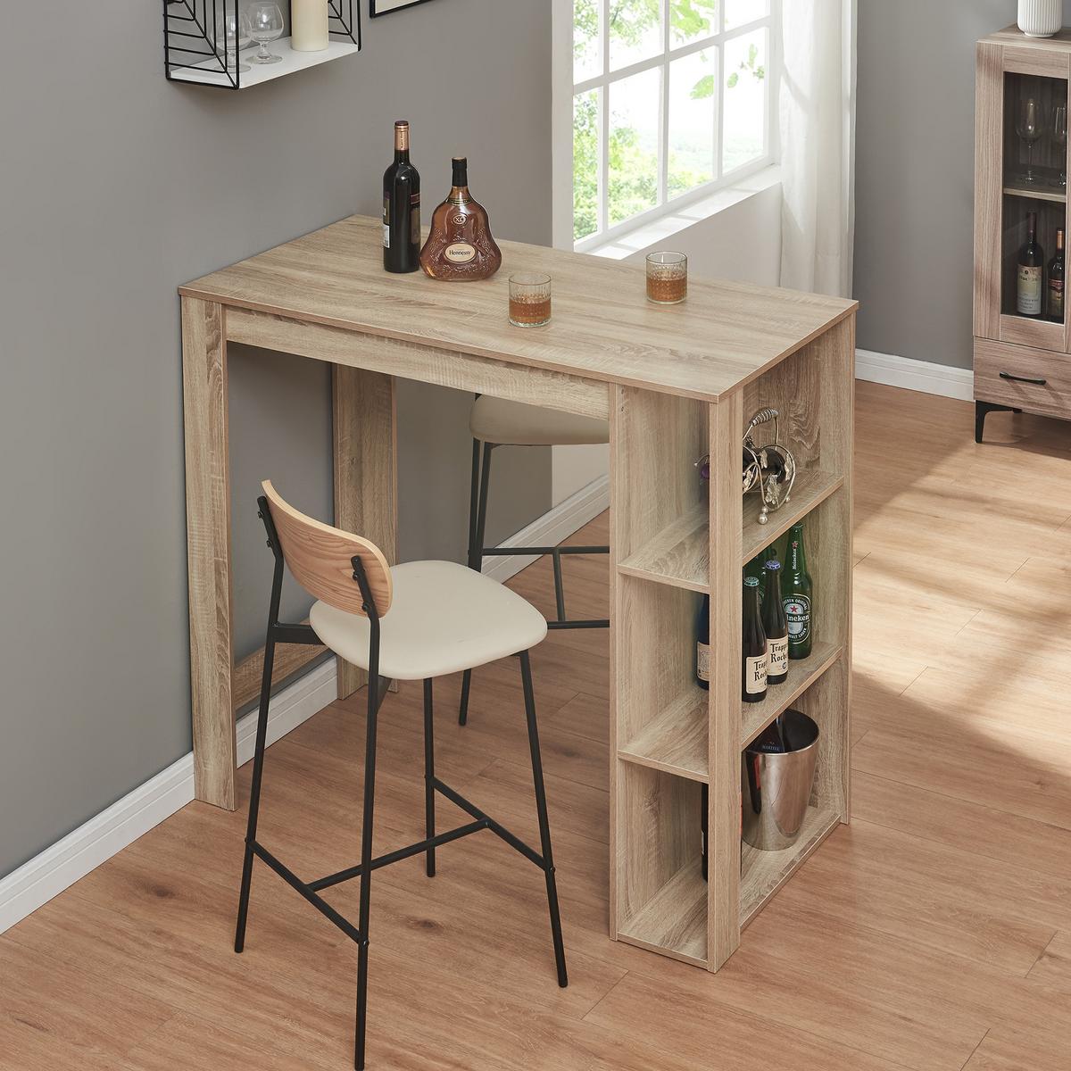 BARTISCH Danderyd - Eichefarben, Holzwerkstoff (60/120/105.5cm) - [en.casa]