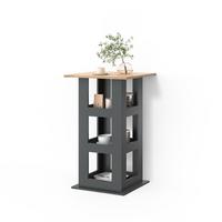 BARTISCH Regusa Goldkraft Eiche/Anthrazit 65 x 65 cm - Honigeiche/Anthrazit, Holzwerkstoff (65/65/106cm) - Livinity®