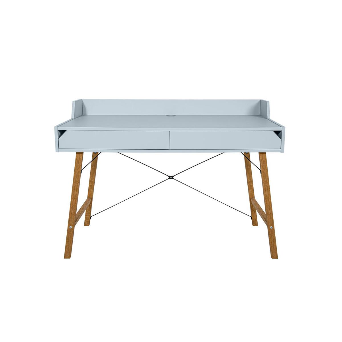 SCHREIBTISCH Lotta Blau - Blau, Holzwerkstoff (60/120/86cm) - Petits-meubles