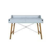 SCHREIBTISCH Lotta Blau - Blau, Holzwerkstoff (60/120/86cm) - Petits-meubles