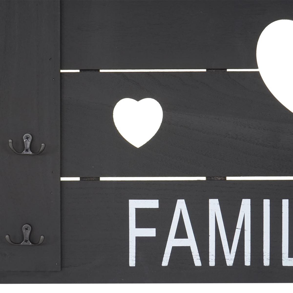 WANDGARDEROBE FAMILY SHABBY-LOOK Grau - Grau, Holz (90/60/3cm) - MCW