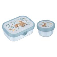 OBST- UND BENTOBOX Campus (2025) Forest Friends 300 & 750 ml 2er Set - Hellblau, Kunststoff (2/2/2cm) - Mepal
