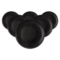 FRÜHSTÜCKSTELLER Liberty Velvet Black schwarz ø 22,7 cm 6er Set - Schwarz, Keramik (22.7cm) - Seltmann Weiden