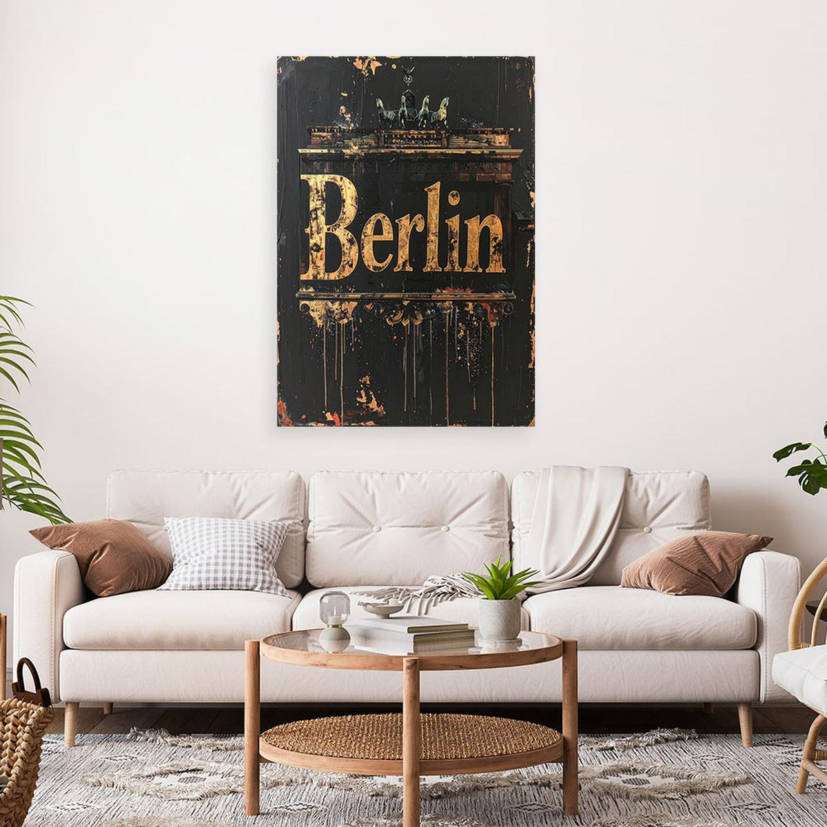 LEINWANDBILD Inschriften und Zitate 70x100cm - Schwarz, Textil (70/100cm) - Feeby