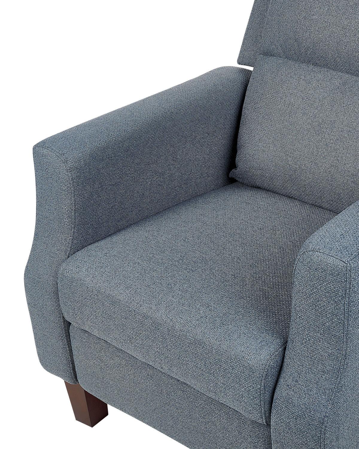 SESSEL dunkelblau verstellbar Egersund - Dunkelblau, Textil (75/97/92cm) - Beliani