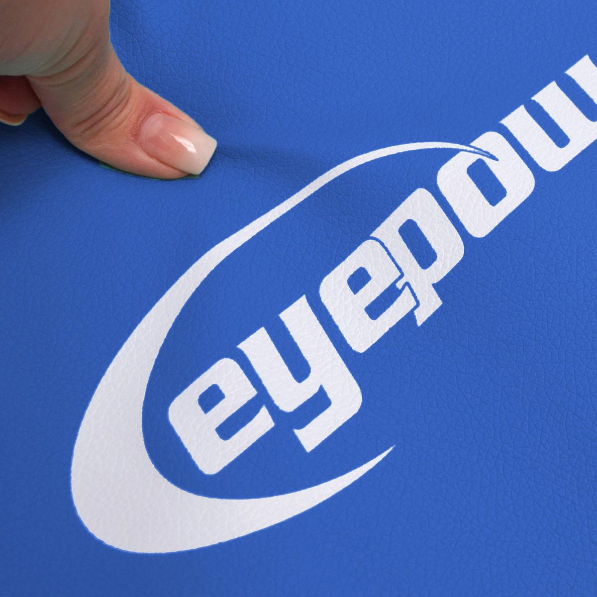 GYMNASTIKMATTE zum Wenden - 180/115/5 cm Faltbare Turnmatte - Blau, Kunststoff (115/180cm) - eyepower