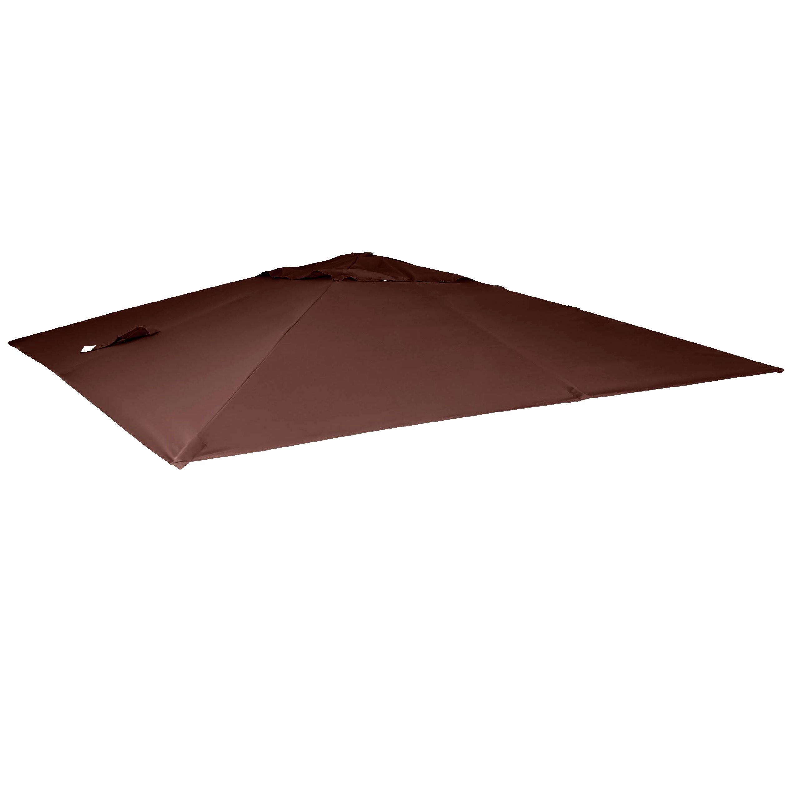 ERSATZ-BEZUG FÜR SCHIRM Braun - Braun, Textil (295/395cm) - MCW