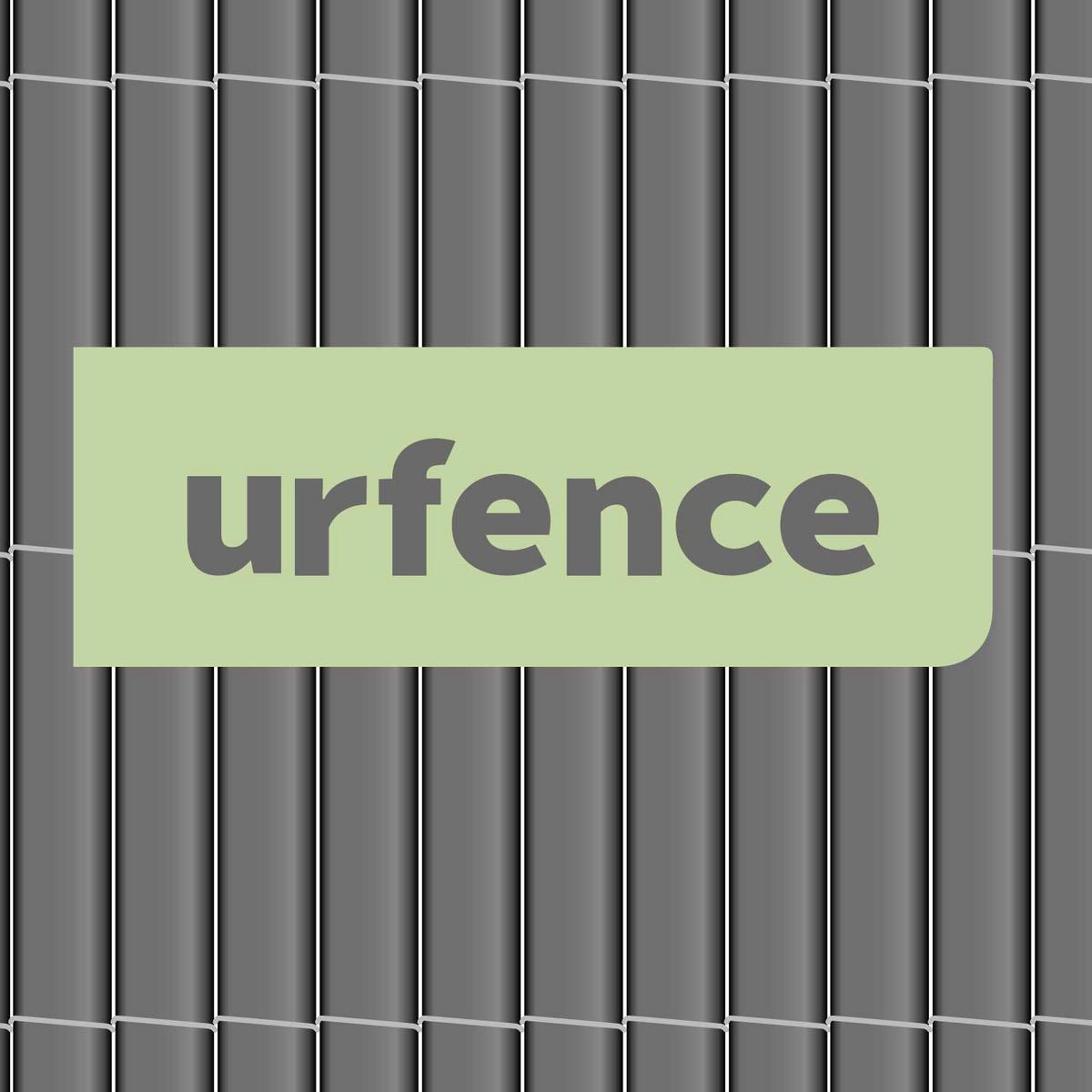 SICHTSCHUTZ Zaun PVC Anthrazit 90x600cm - Grau, Kunststoff (0.9/90cm) - urfence