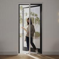 INSEKTENSCHUTZTÜR plissiert weiß - Weiß, Textil (96/200/3.7cm) - Cocoon Home Concepts