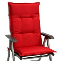 HOCHLEHNERAUFLAGE Base HL 120/50/6cm Rot - Rot, Textil (50/6/120cm) - Beautissu 