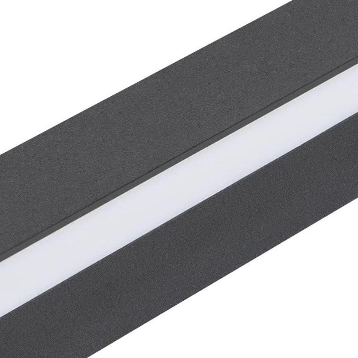 LED WANDLEUCHTE Schatz - Schwarz, Metall (4/3/60cm) - Nettlife