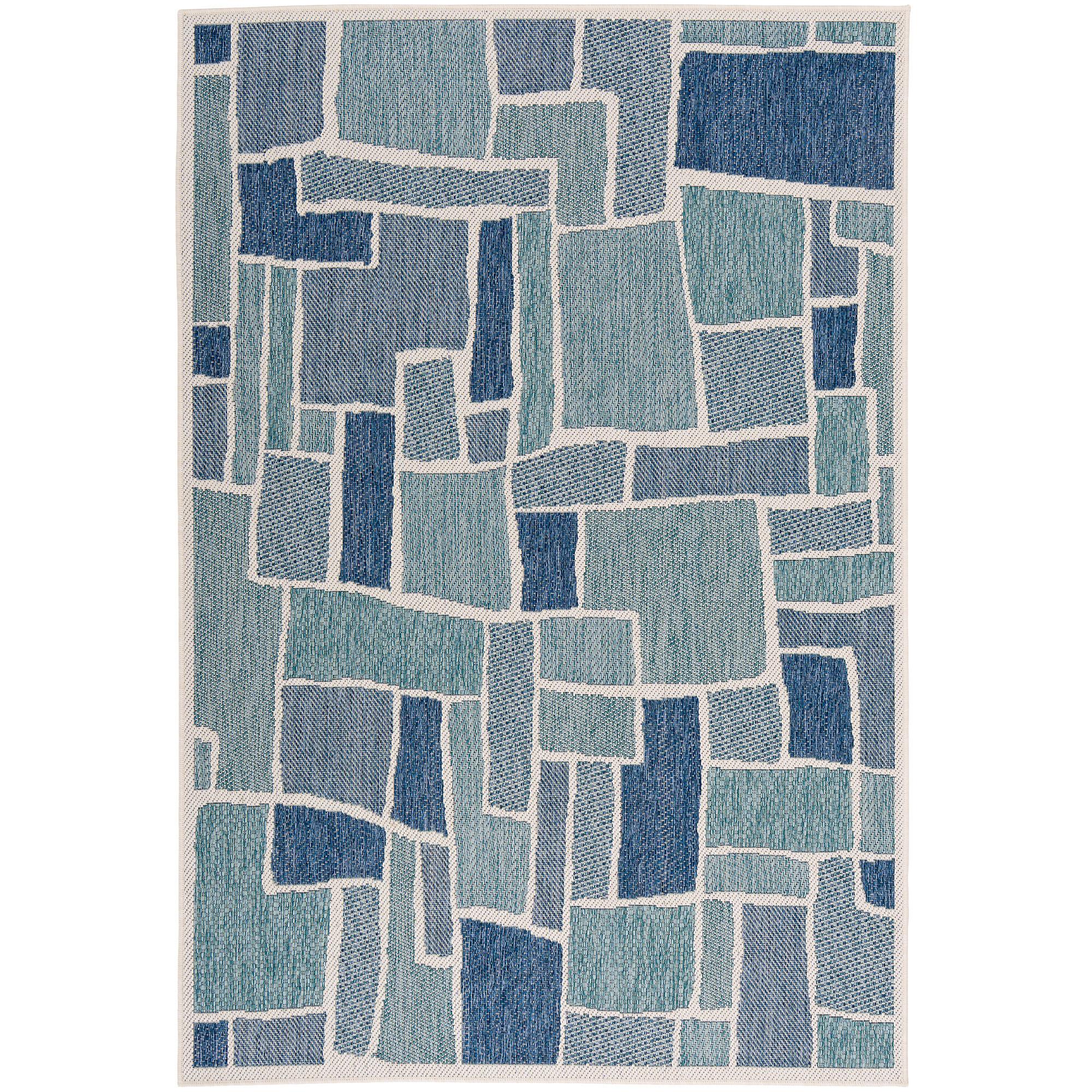 IN- UND OUTDOOR TEPPICH CARPETTO - Türkis, Textil (200/285cm) - Pergamon