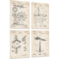POSTER Segelboot A4 Rahmenlos - Klar, Papier (29.7/5/21cm) - Nacnic