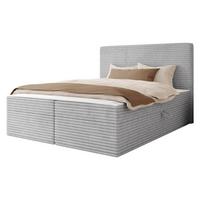 BOXBETT Wokio - H3 - Schwarz/Grau, Holzwerkstoff/Kunststoff (160/200cm) - MIRJAN24