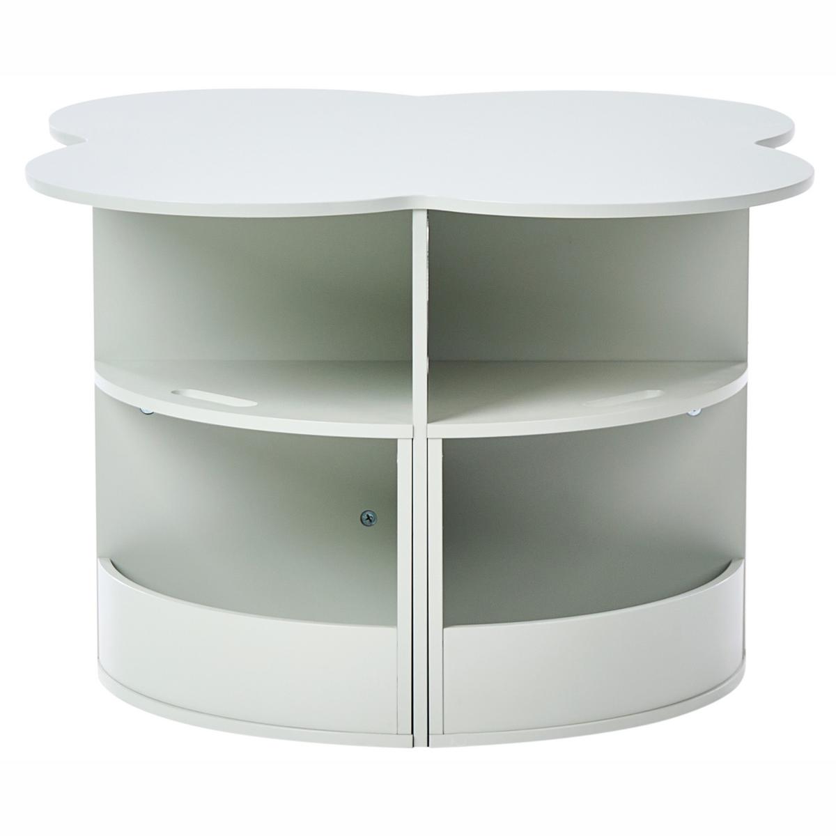 KINDERTISCH mit Stühlen Hellgrün Tiboo - Hellgrün, Holzwerkstoff (61/48/61cm) - Beliani