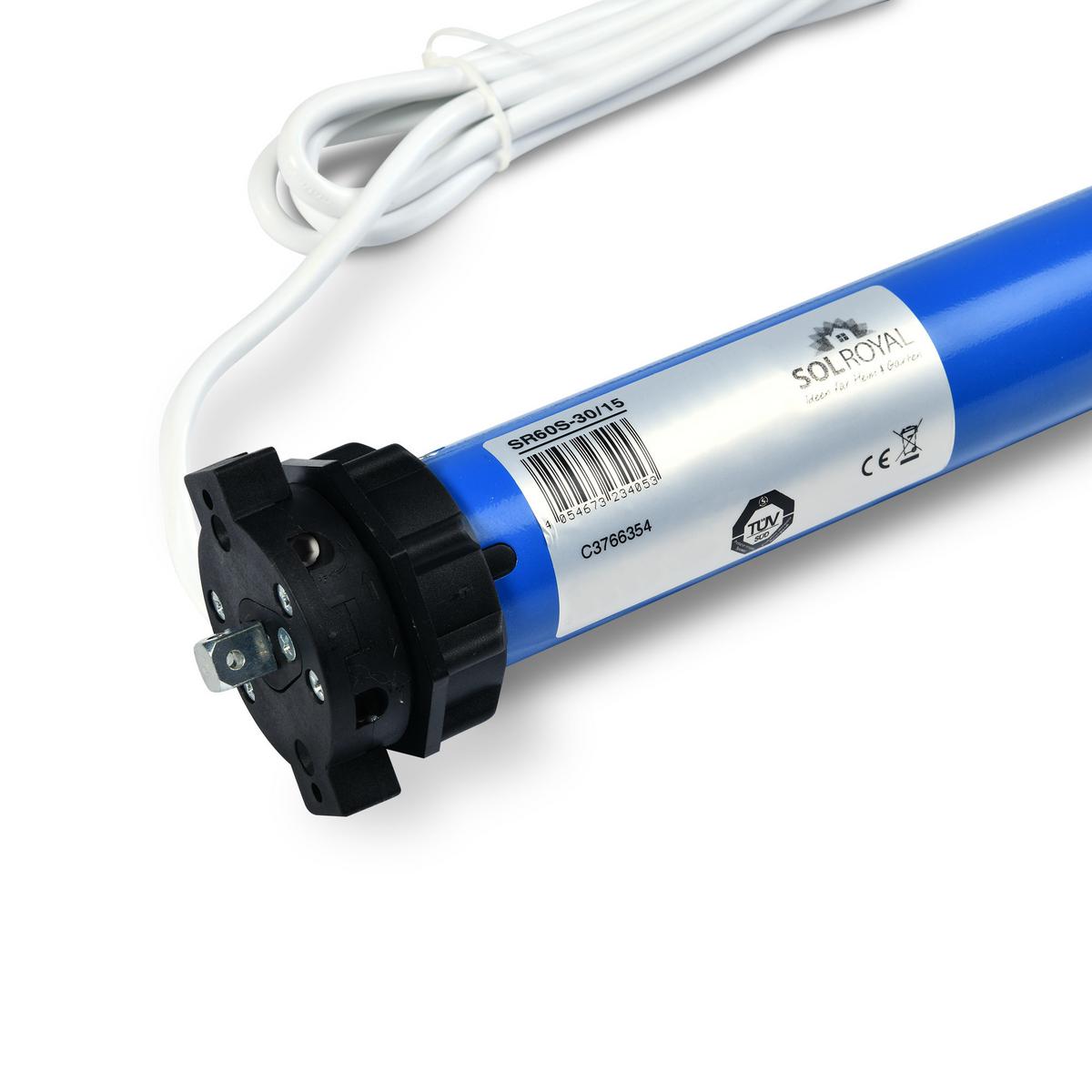 ROHRMOTOR SolTec M90 40Nm ø 45mm SW ø = 60mm - Blau, Metall (6/4/53cm) - Sol Royal