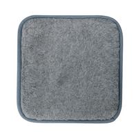 SITZKISSEN Merino Schurwolle Weiches Wollkissen Rechteckig 40/40 cm - Grau, Fell (40/40cm) - Provellus