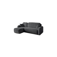 ECKSOFA PALOMA L 235/155/85 cm Coral 80 - Anthrazit, Textil (235/155cm) - Lookway