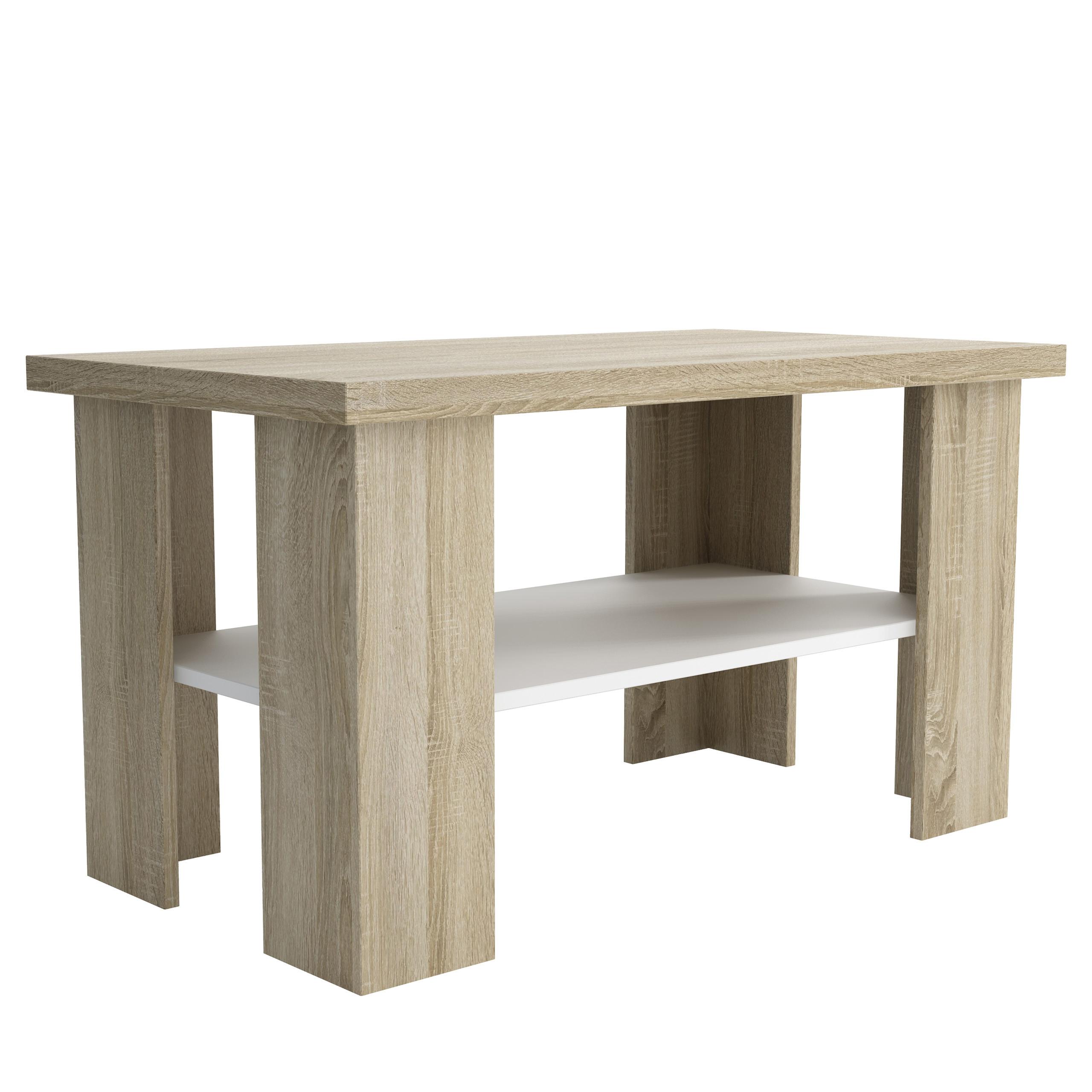 COUCHTISCH LAURA 90 cm Sonoma Eiche - Sonoma Eiche, Holzwerkstoff (45/90/50cm) - MASSENO