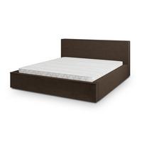 POLSTERBETT CELORA 140x200 cm mit Bettkästen - Braun - Braun, Holz (140/200cm) - MASSENO