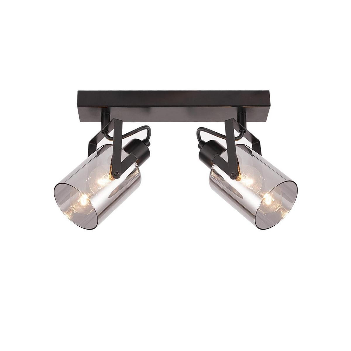 DECKENSTRAHLER Glost 18/16/28 cm - Grau, Metall (30/17.5/16cm) - ZMH
