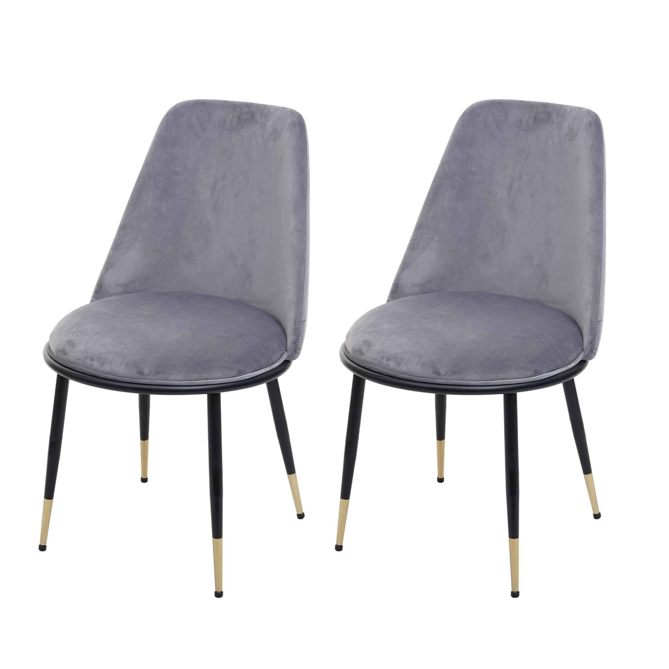 ESSZIMMERSTUHL Grau 2er-Set - Grau, Textil (49/84/58cm) - MCW