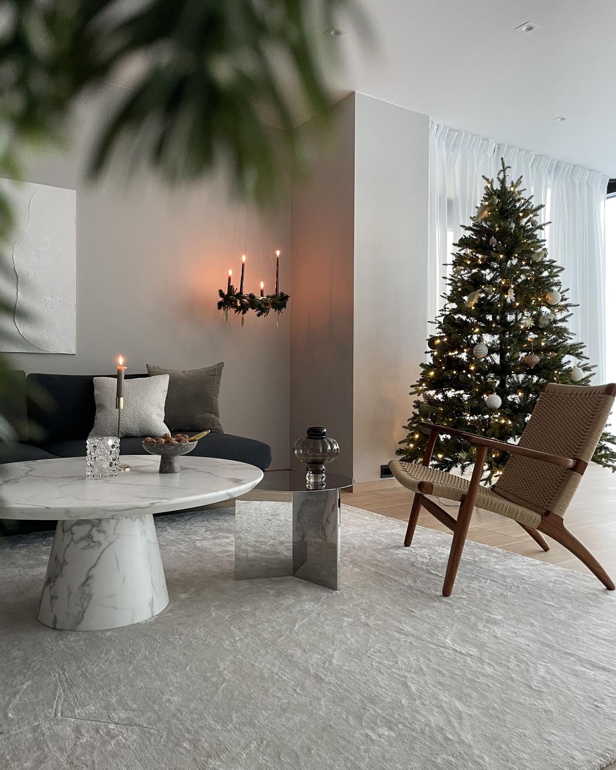 WEIHNACHTSBAUM 210 cm Grün Fiddle - Grün, Kunststoff (210cm) - Beliani