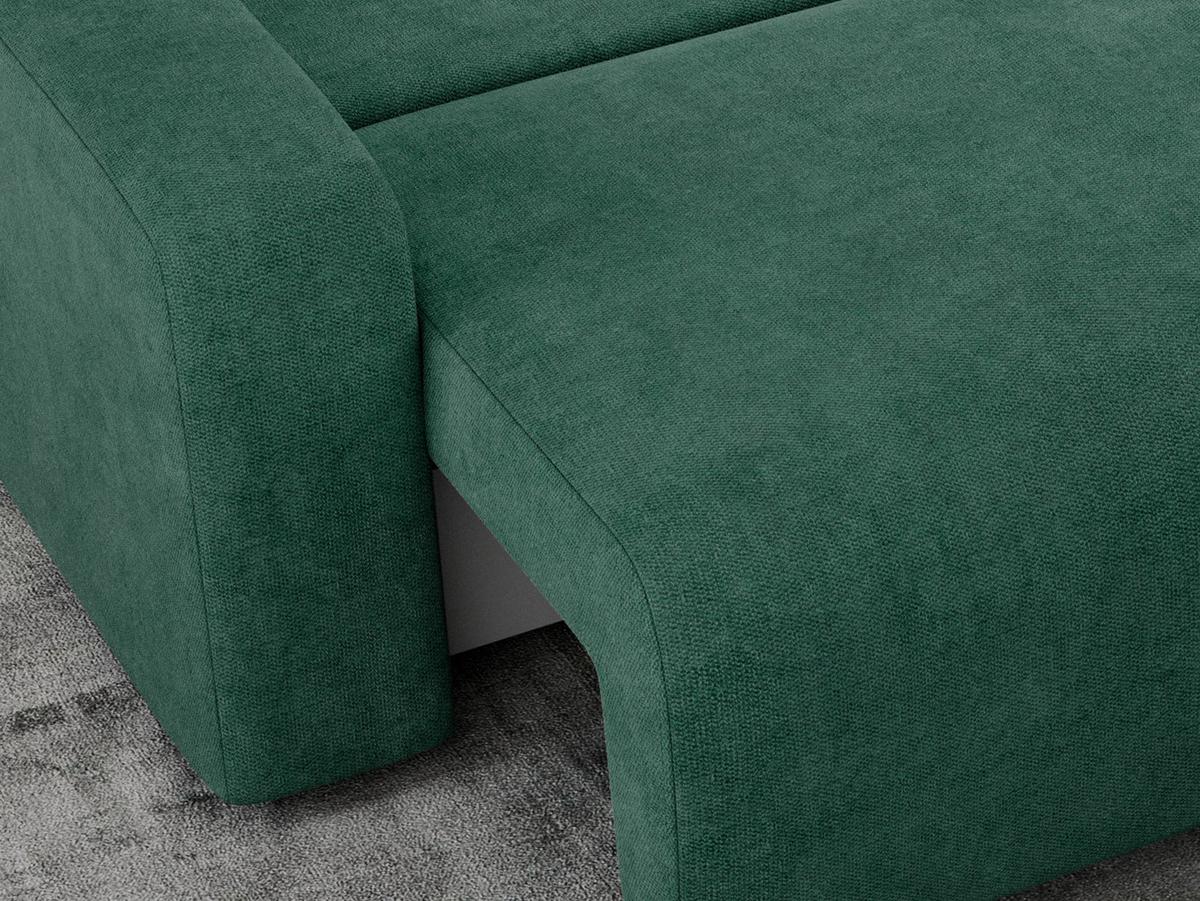 ECKSOFA ARGOS Grün Struktur - Schwarz/Grün, Kunststoff/Textil (245/150cm) - MKS
