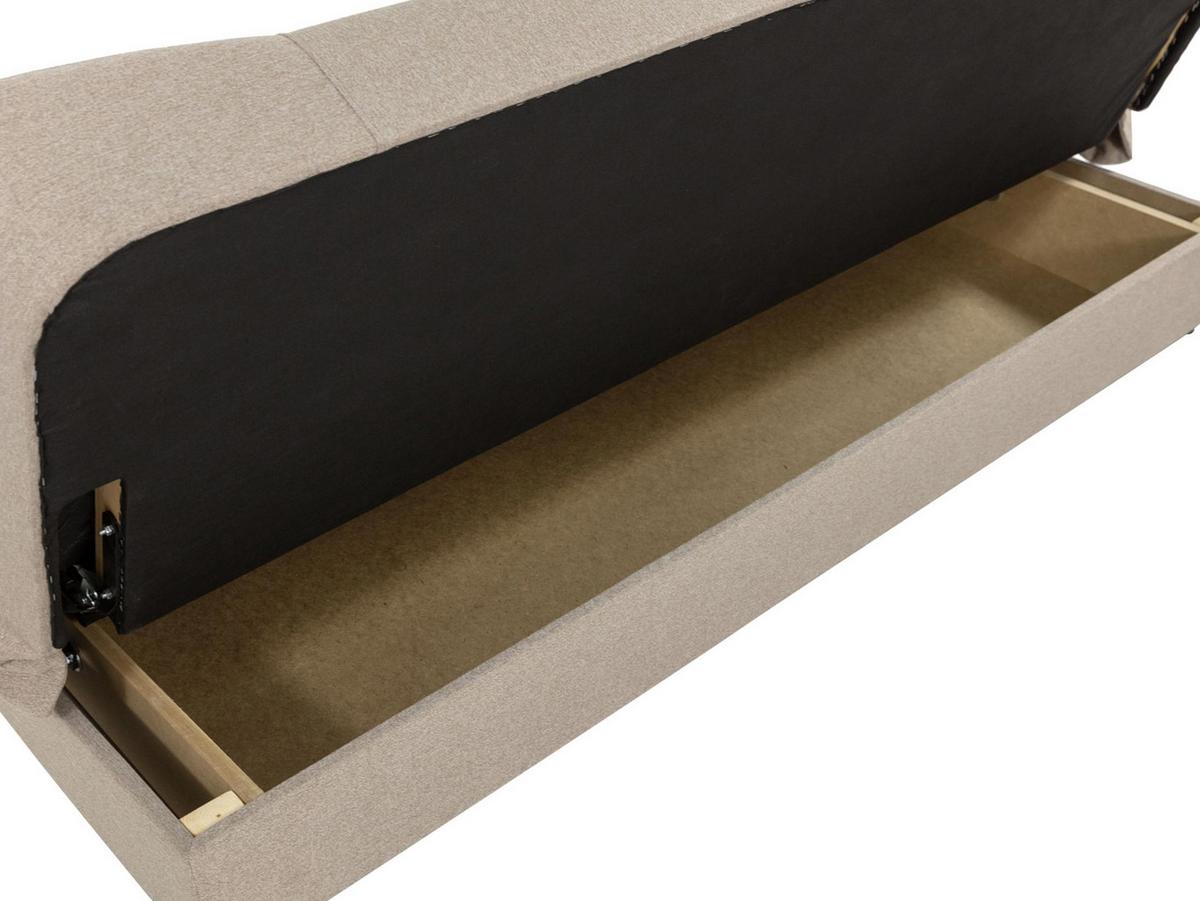 SCHLAFSOFA Jonas Style - Braun, Holz/Textil (195/86/87cm)