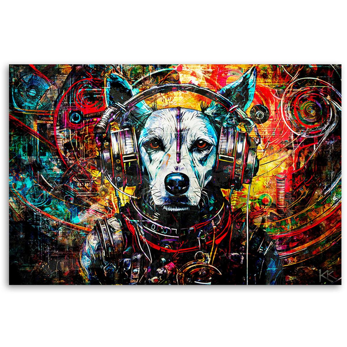 KUNSTDRUCK Bunt 120/80 cm - Multicolor, Textil (120/80cm) - KUNSTLOFT